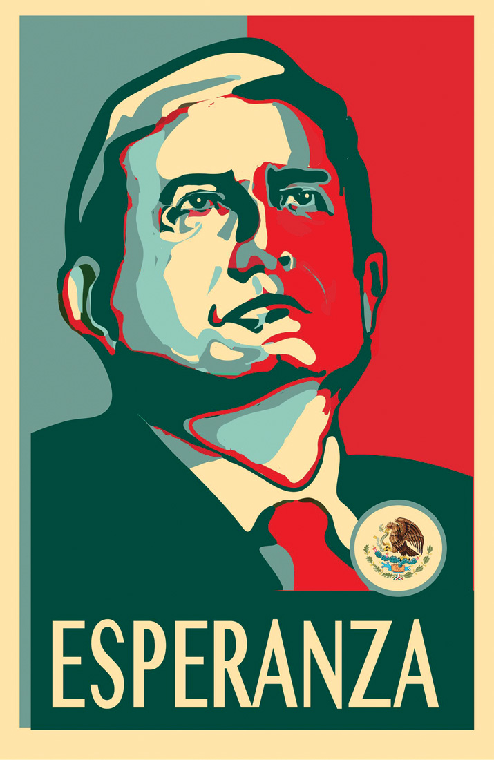 Cartel de Andrés Manuel López Obrador, 2012