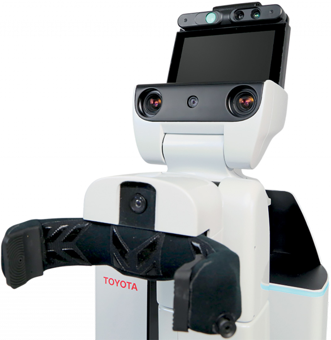 Robot HSR Takeshi. Fotografía del Laboratorio de Bio-Robótica de la UNAM