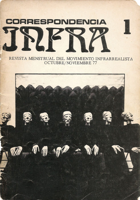 Portada de *Correspondencia Infra*, México, 1977