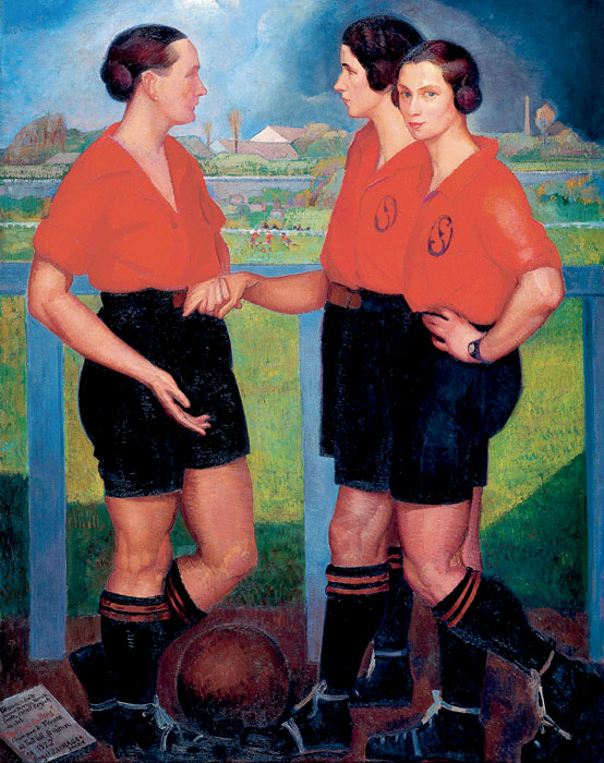 Ángel Zárraga, *Las futbolistas*, 1922. MAM/INBA 