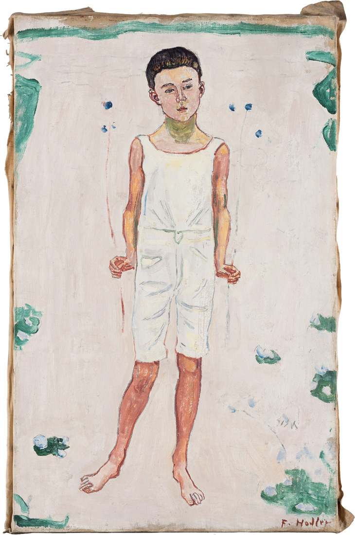 Ferdinand Hodler, *Niño encantado*, 1909. Städel Museum, Frankfurt 