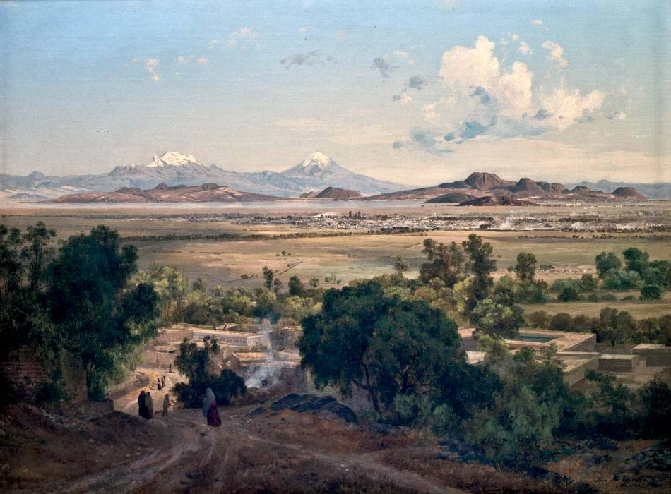 José María Velasco, *Valle de México desde las lomas deTacubaya*, 1894. Museo Nacional de Arte-INBA Acervo Constitutivo