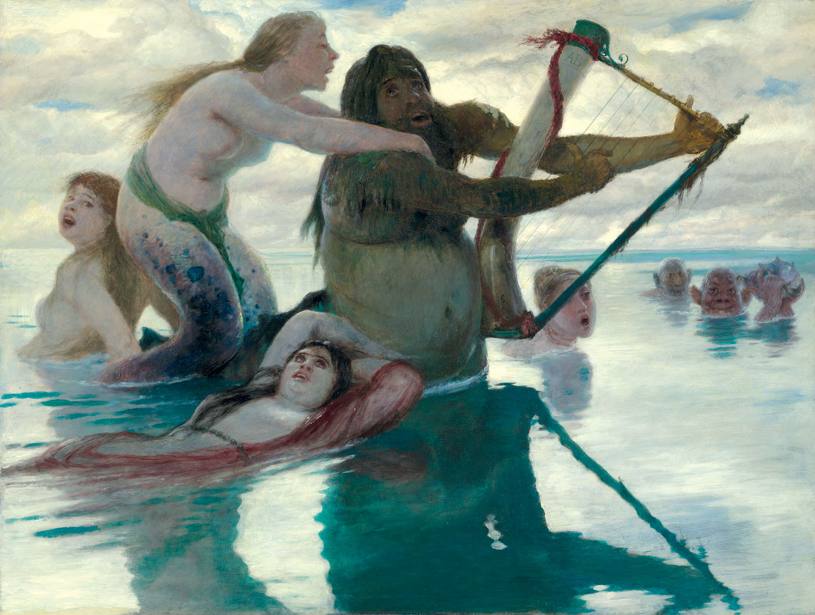 Arnold Böcklin, *En el mar*, 1883. Art Institute Chicago