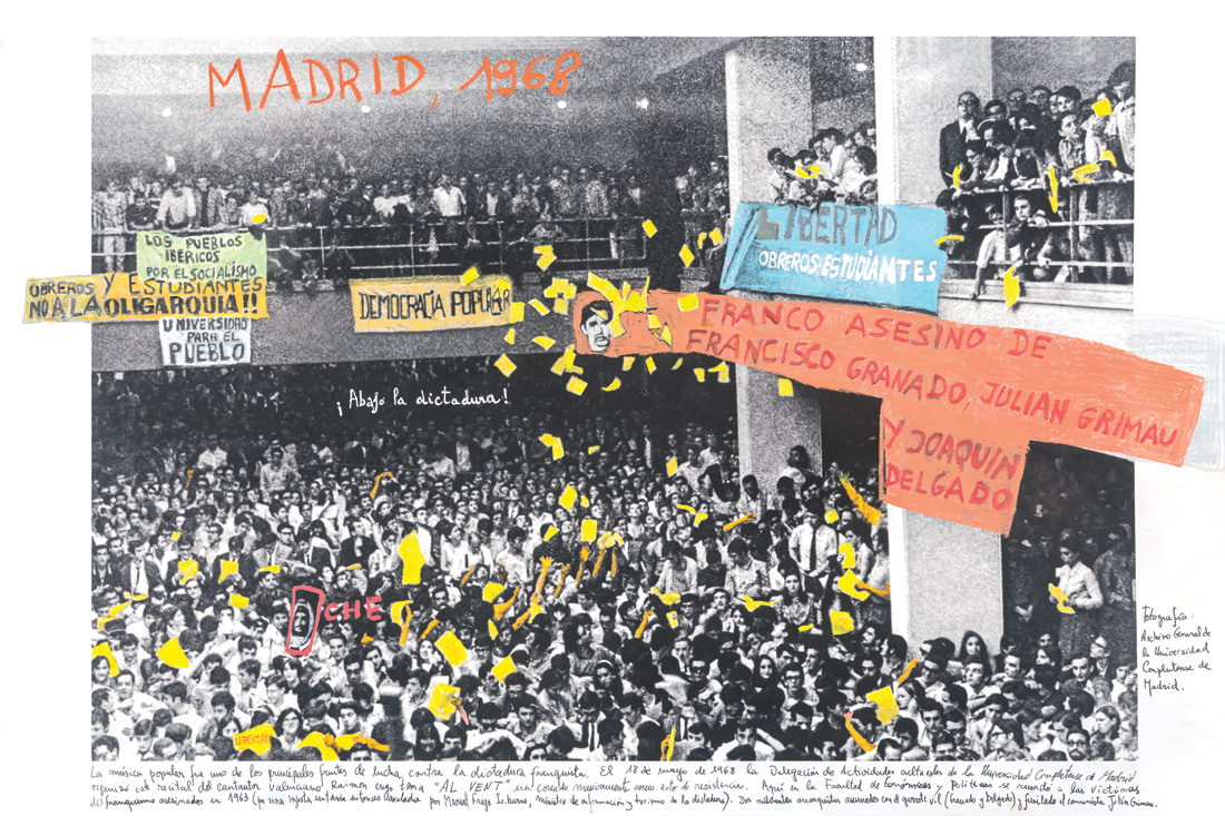 Resistencia al franquismo. El recital de Raimon en la Universidad Complutense de Madrid, 1968