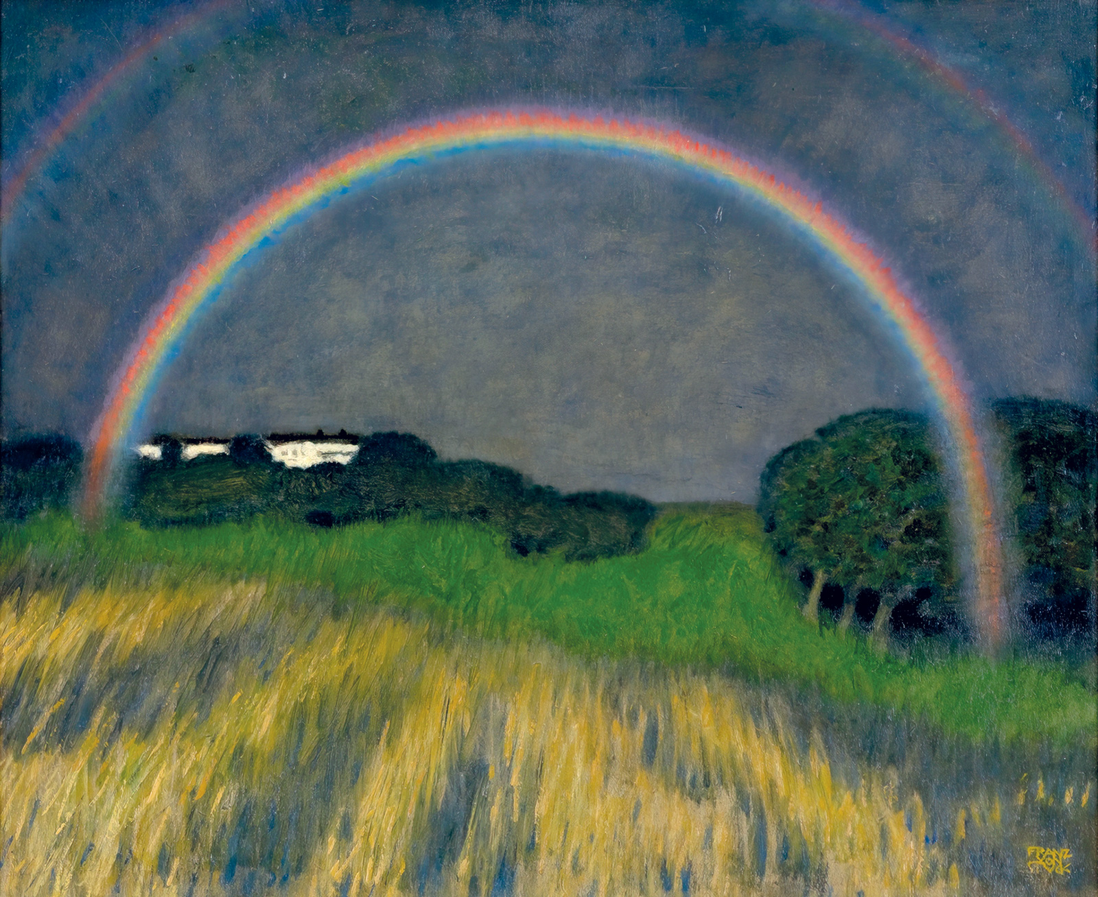 Franz von Stuck, *Paisaje del arcoiris,* 1927