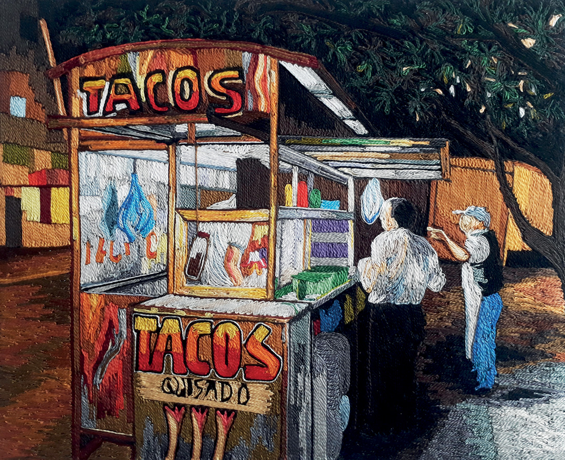 ©Laura Ortiz Vega, *Tacos “El Fish”*, de la serie *Nocturnos*, 2020. Cortesía de la artista