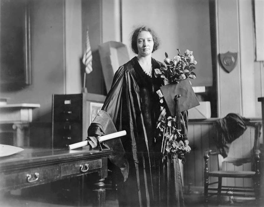 Irène Joliot-Curie, 1921. Fotografía de James Stokley. Smithsonian Institution Archives