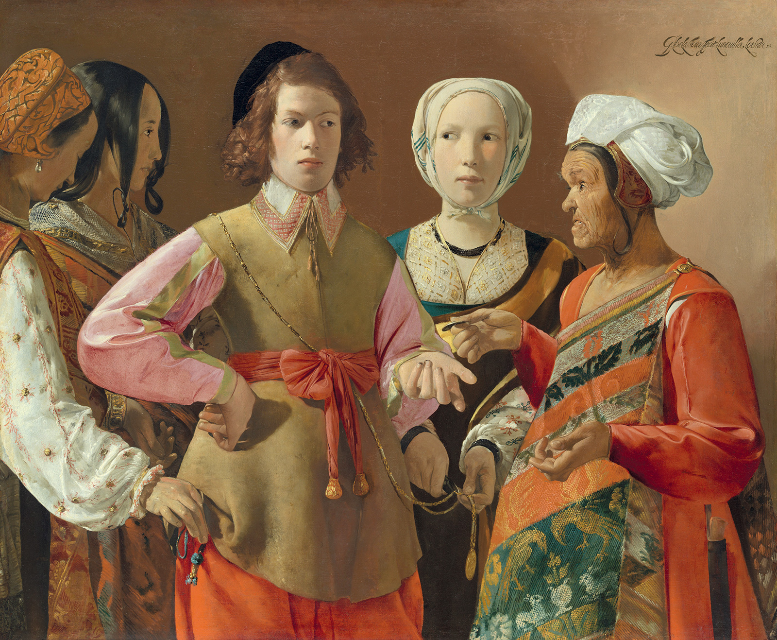 Georges de la Tour, *El adivino*, *ca*. 1630. Metropolitan Museum