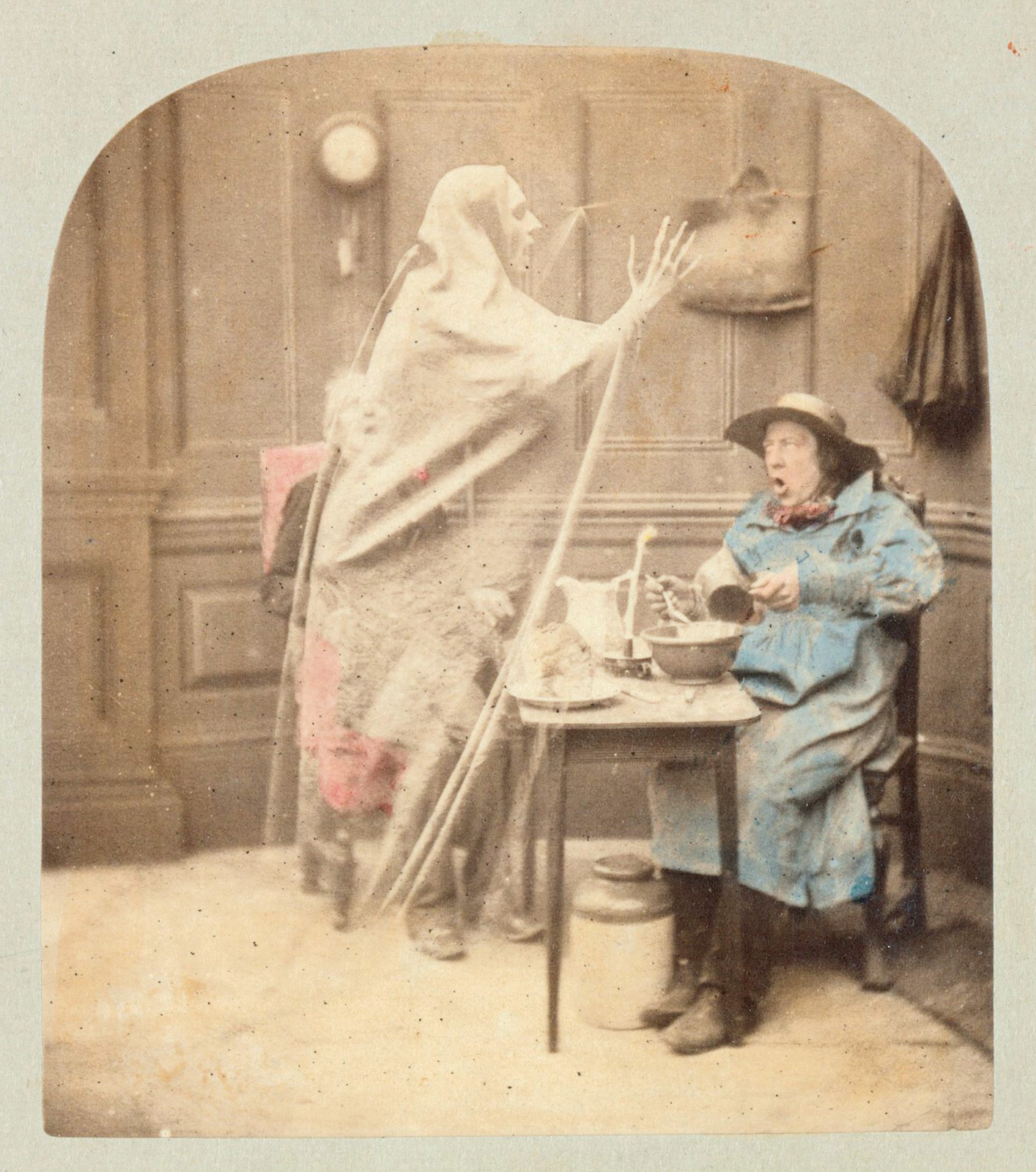 Anónimo, *El fantasma en el estetoscopio*, 1856. London Stereoscopic Company 