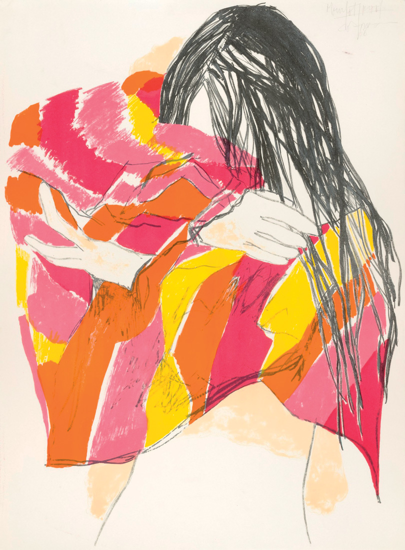 Bruce Dorfman, *Woman, Early Stripes*, 1968. ©Smithsonian American Art Museum