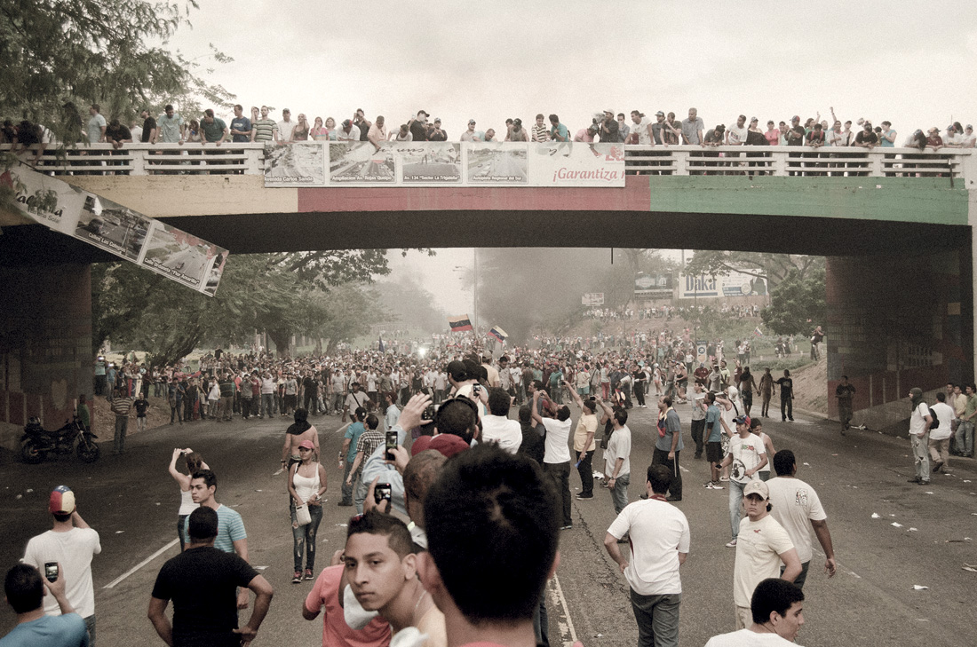 Protestas contra la elección de Nicolás Maduro, Venezuela, 2013. Fotografía de Marco Hernández. Flickr