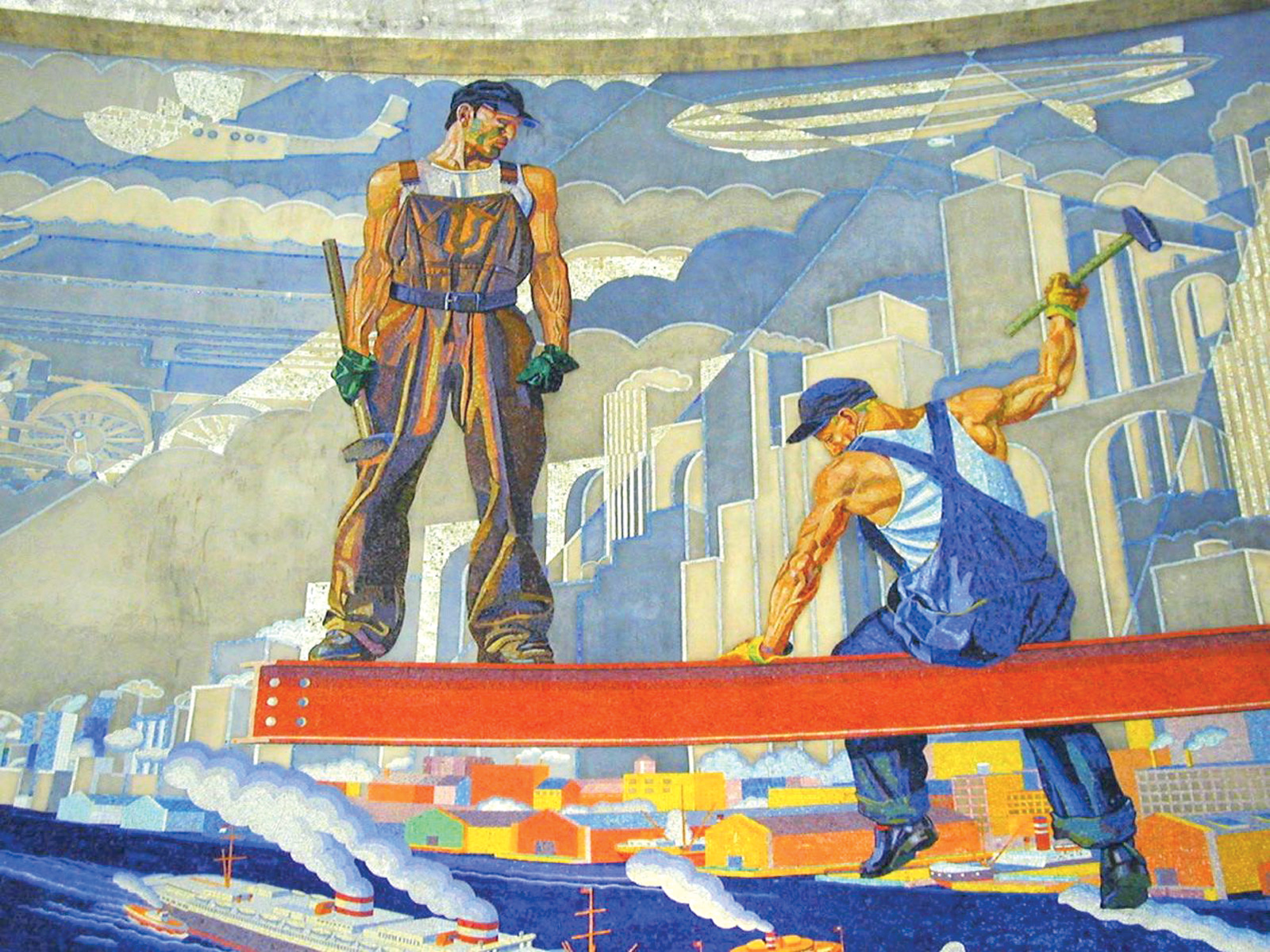 Winold Reiss, mural en la Cincinnati Union Terminal, 1931-32 