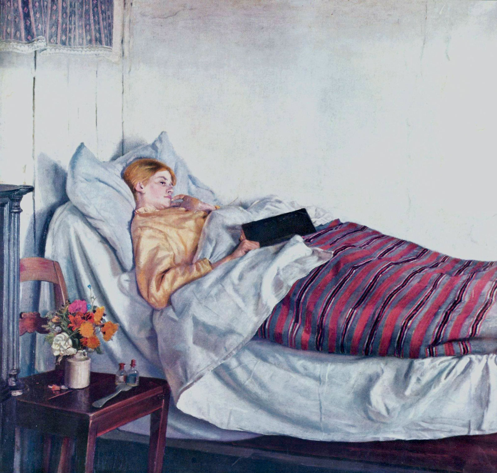 Michael Peter Ancher, *La muchacha enferma*, 1882. Statens Museum for Kunst