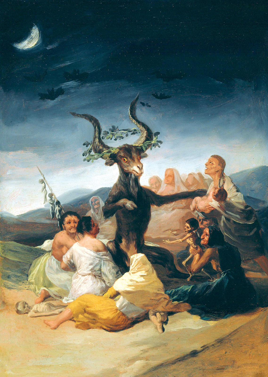 Francisco de Goya, *El aquelarre*, 1797-1798. Museo Lázaro Galdiano