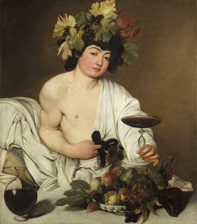 Caravaggio, _Baco_, 1598