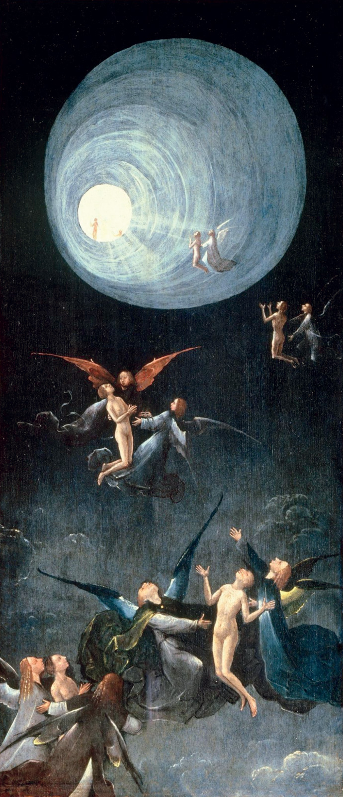 Hieronymus Bosch, *La Ascención al Empíreo*, *ca*. 1505-1515. Gallerie dell’Accademia, Venecia 
