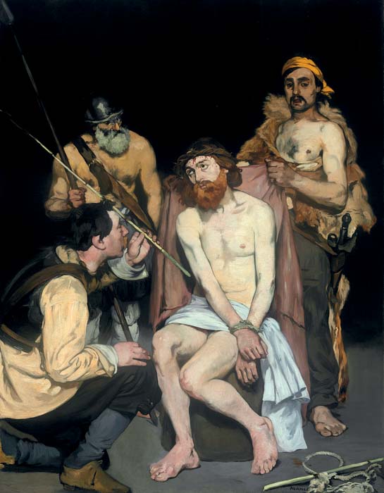 Édouard Manet, *Jesús ridiculizado por los soldados*, 1865. Art Institute of Chicago