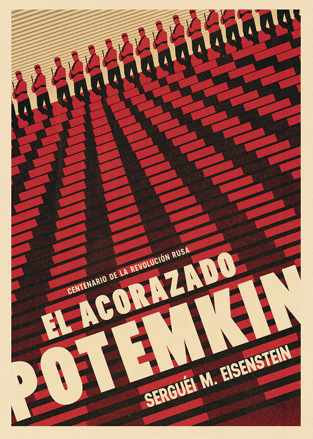 Riki Blanco y Jabi Medina, cartel para la película _El acorazado Potemkin_, 2017. Cortesía de Riki Blanco