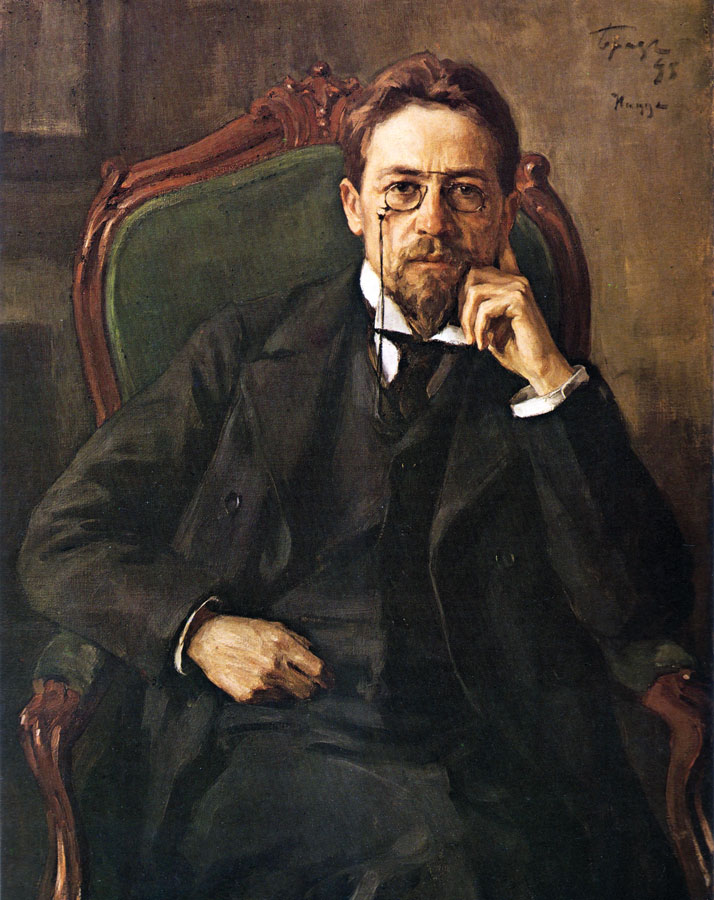 Osip Braz, _Portrait of Anton Chekhov_, 1898. The Tretyakov Gallery.