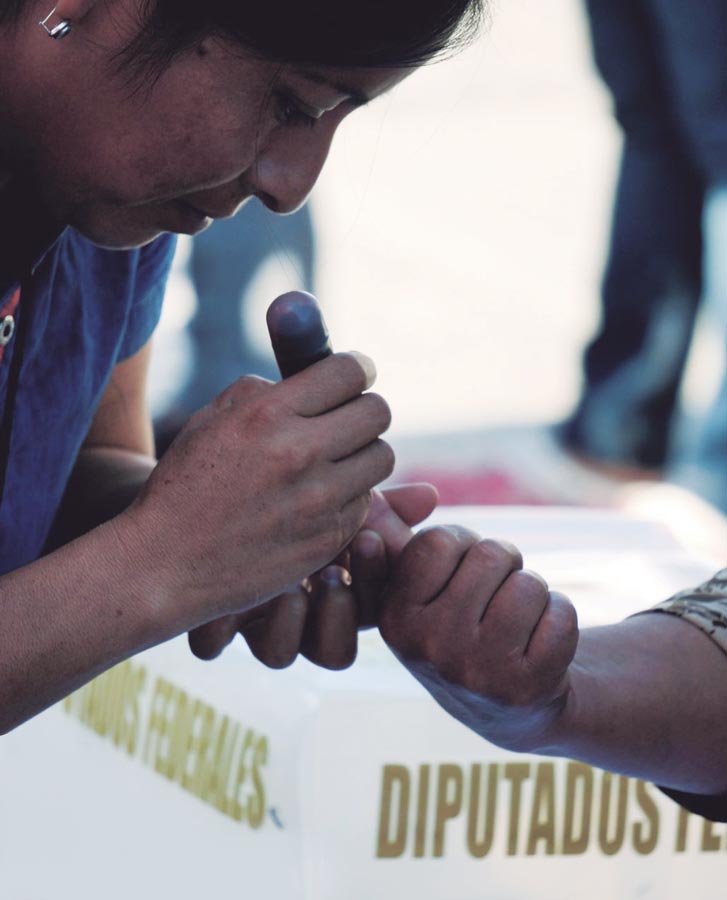 Elecciones en Ocosingo, Chiapas, 2015. Fotografía de Dimitri dF