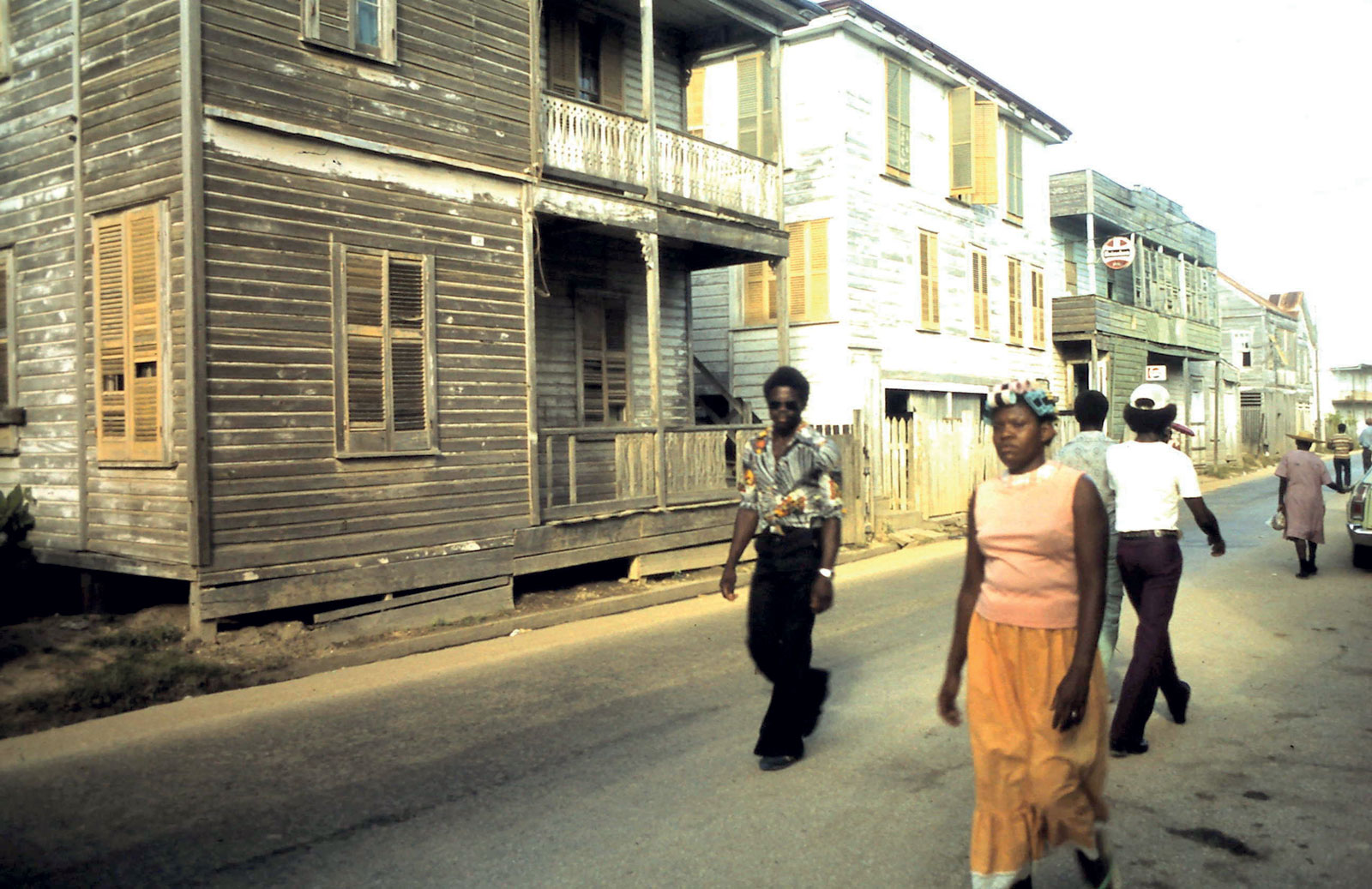 Belize City, 1980. Fotografía de John Blower. Flickr