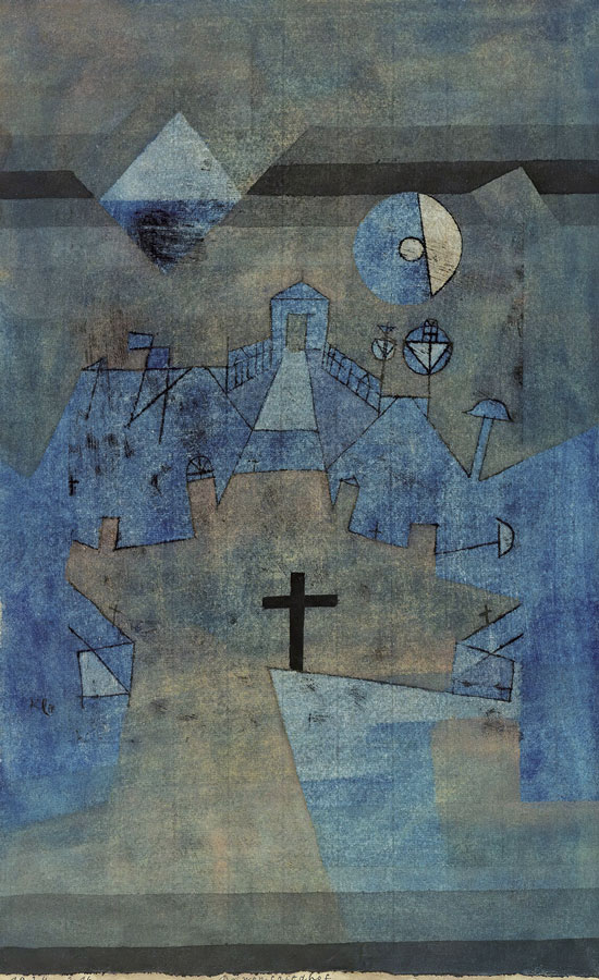Paul Klee, _Cementerio de las dunas_, 1924.