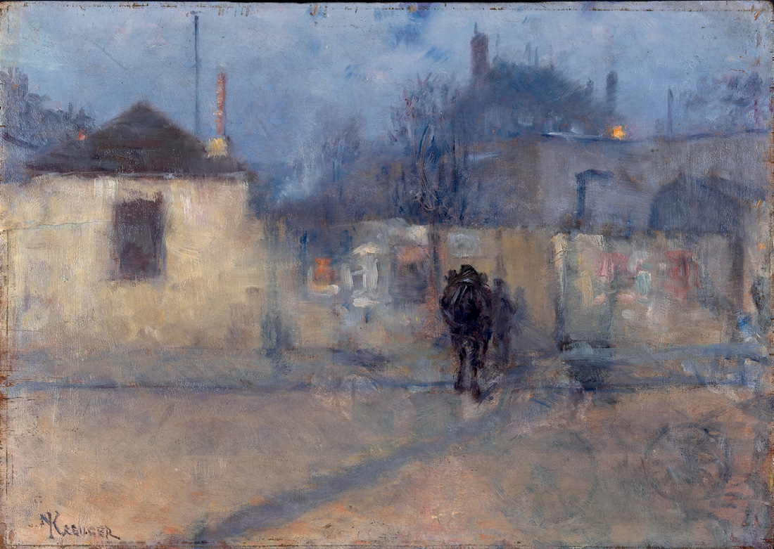 Nils Kreuger, *Calle en Montparnasse*, *París*, 1884 