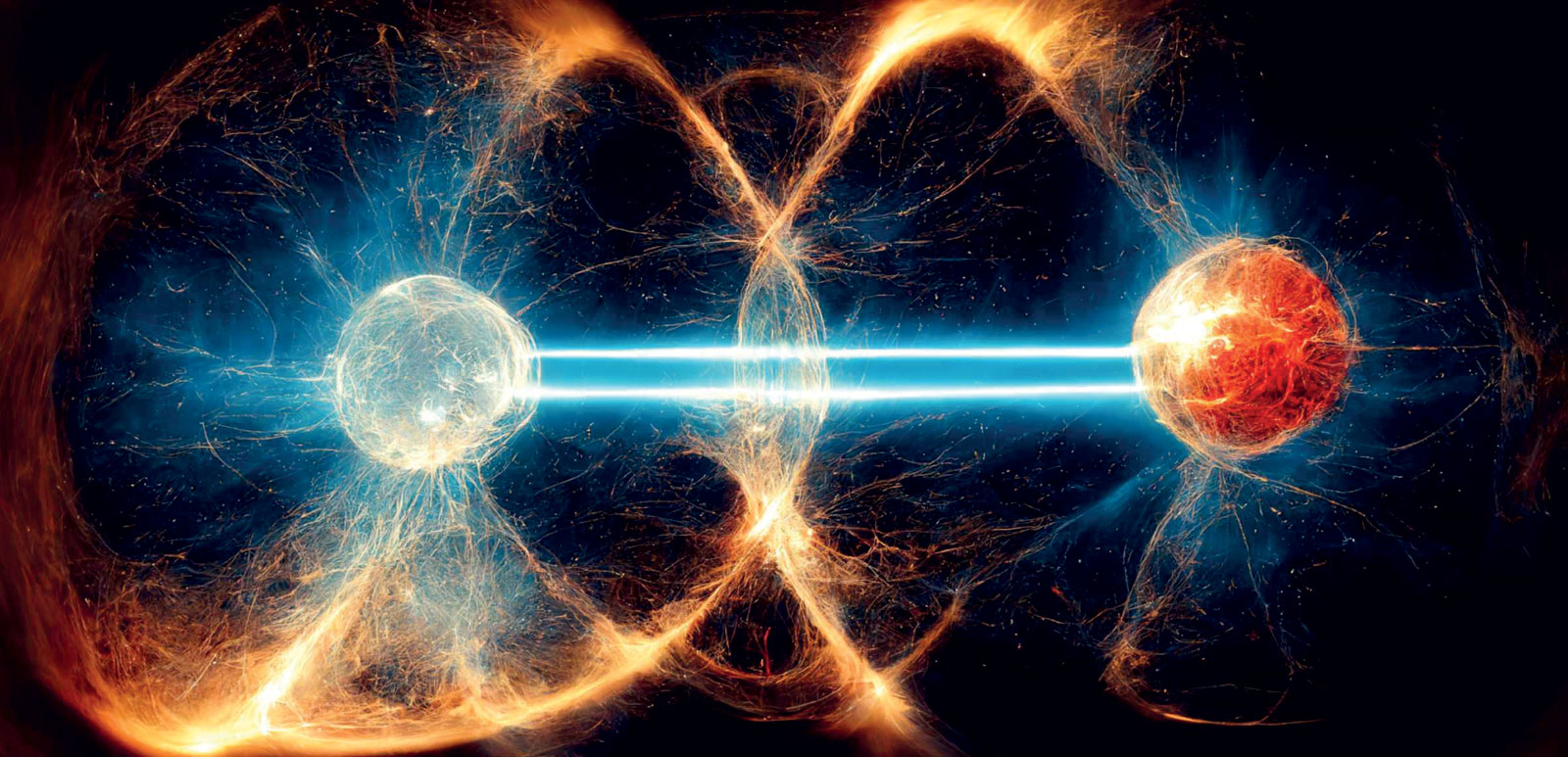 Representación de la fusión nuclear
