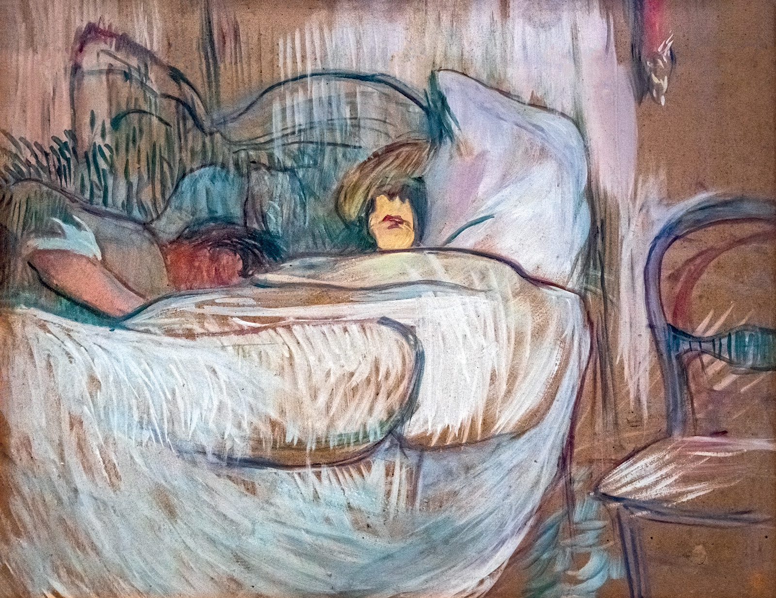 Henri de Toulouse-Lautrec, *En la cama*, 1894. Musée Toulouse-Lautrec