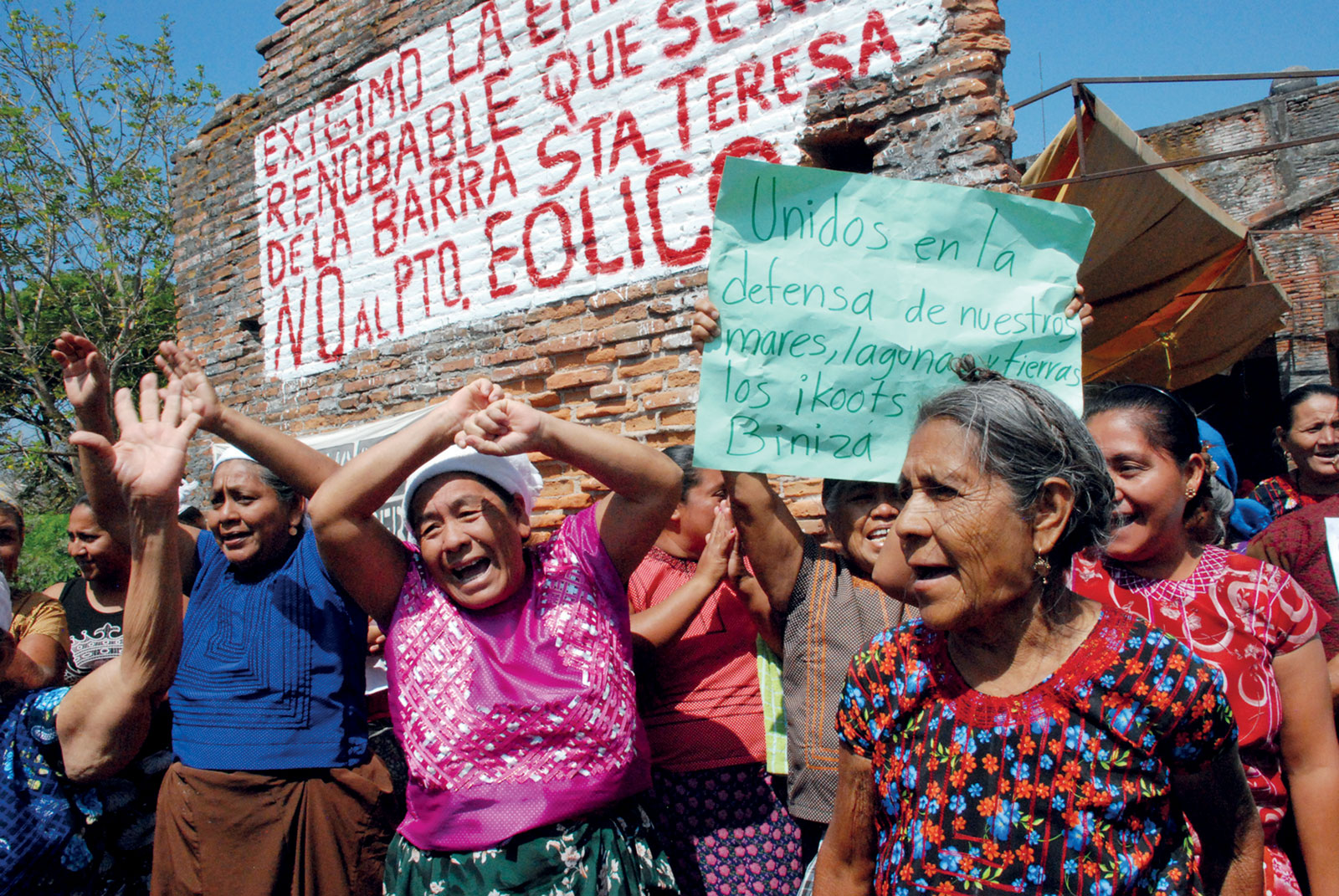 Resistencia del Istmo de Tehuantepec contra el corredor eólico. Fotografía de ©Santiago Navarro. Cortesía del artista y Avispa Midia