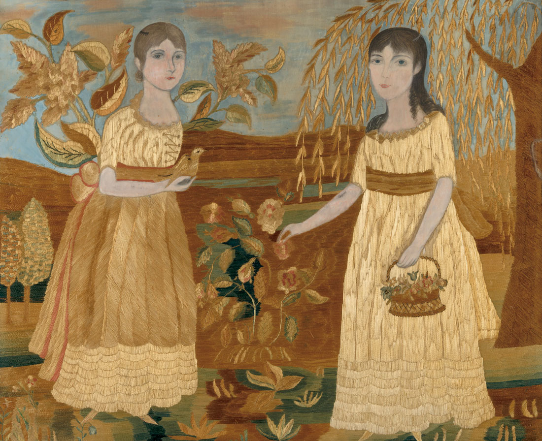 Anónimo, _Picture Depicting Ann and Sarah_, 1801–1825. Art Institute of Chicago
