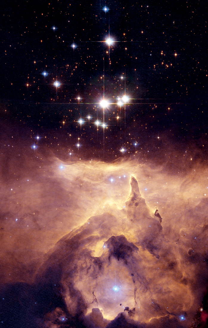 *Cathedral to Massive Stars*, 2020. Flickr/NASA, ESA y Jesús Maíz Apellániz 