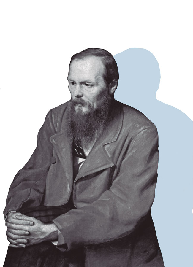Fiódor Dostoievski. Collage de Valentina Lara
