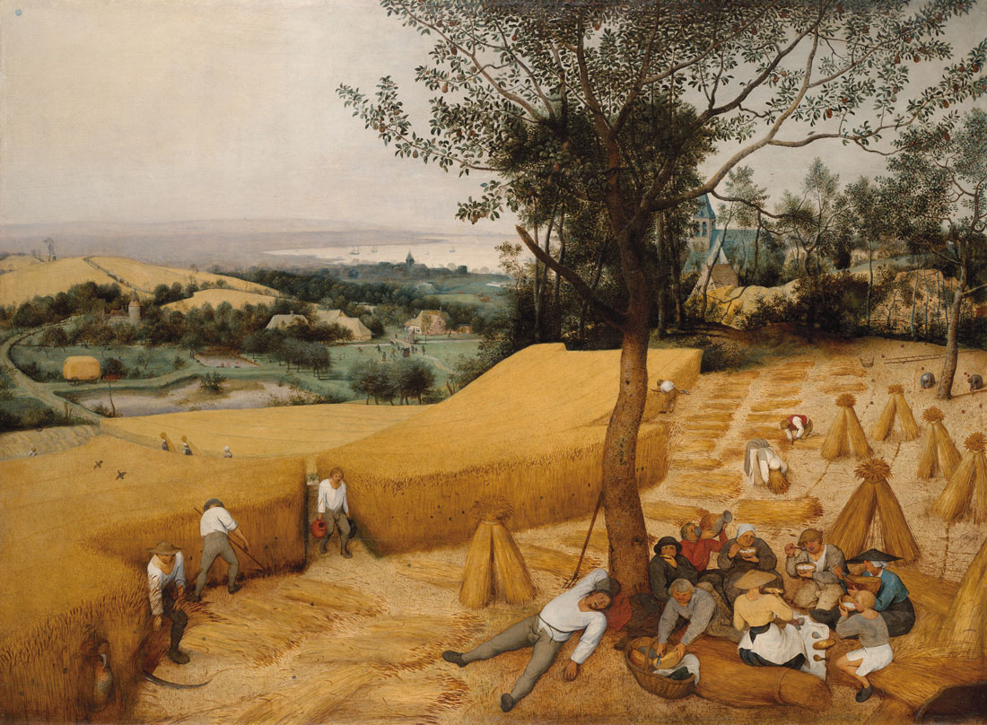Pieter Brueghel, _The Harvesters_, 1565. The Met Museum Collection