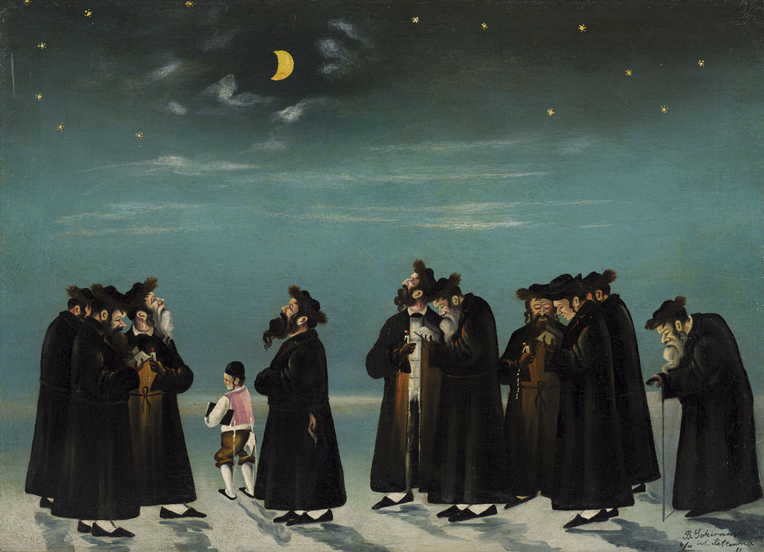 Benzion Sokiranski, _Blessing of the New Moon_, The Jewish Museum Collection