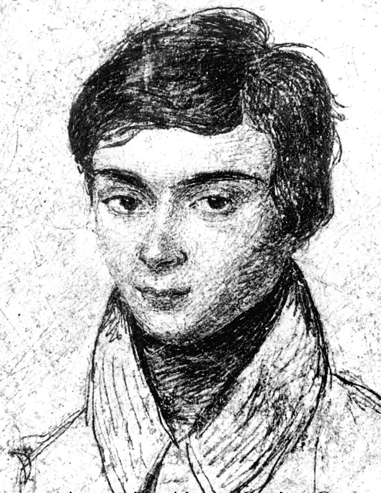 Retrato anónimo de Évariste Galois, *ca*. 1826 