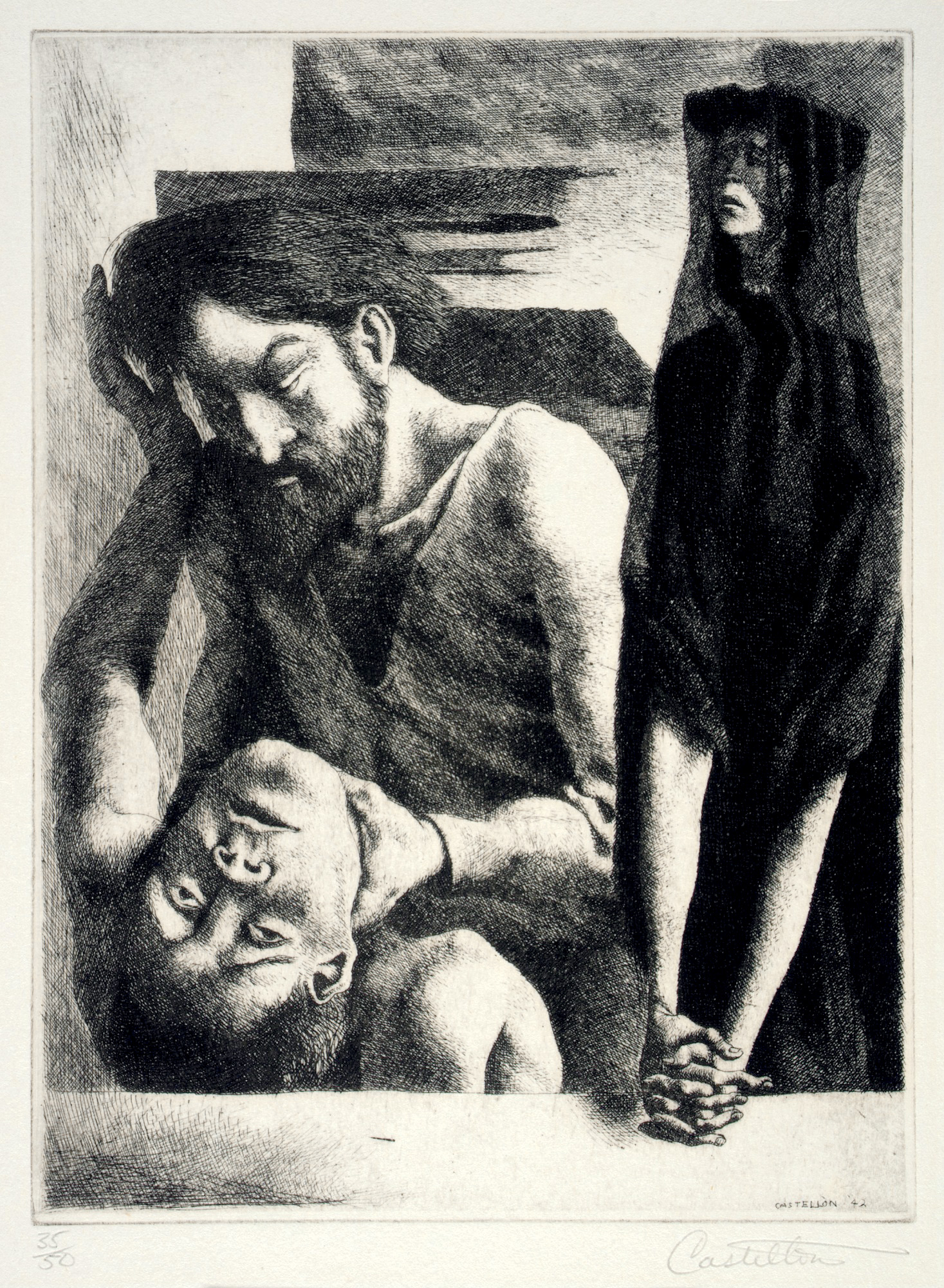 Federico Castellón, *Eve’s Sorrow*, 1942. ©Smithsonian American Art Museum