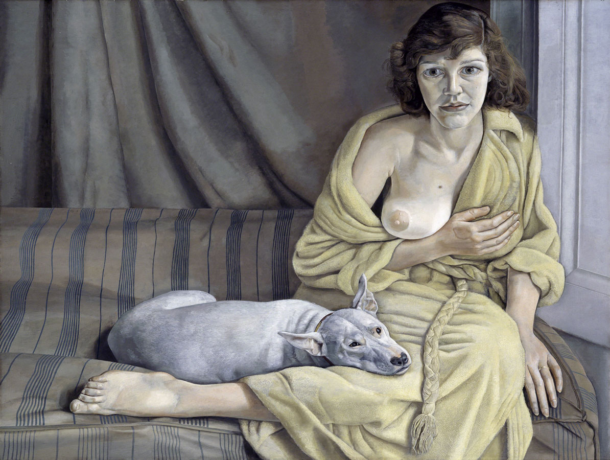 Lucian Freud, _Girl with a White Dog_, 1950-1951. © Tate Gallery
