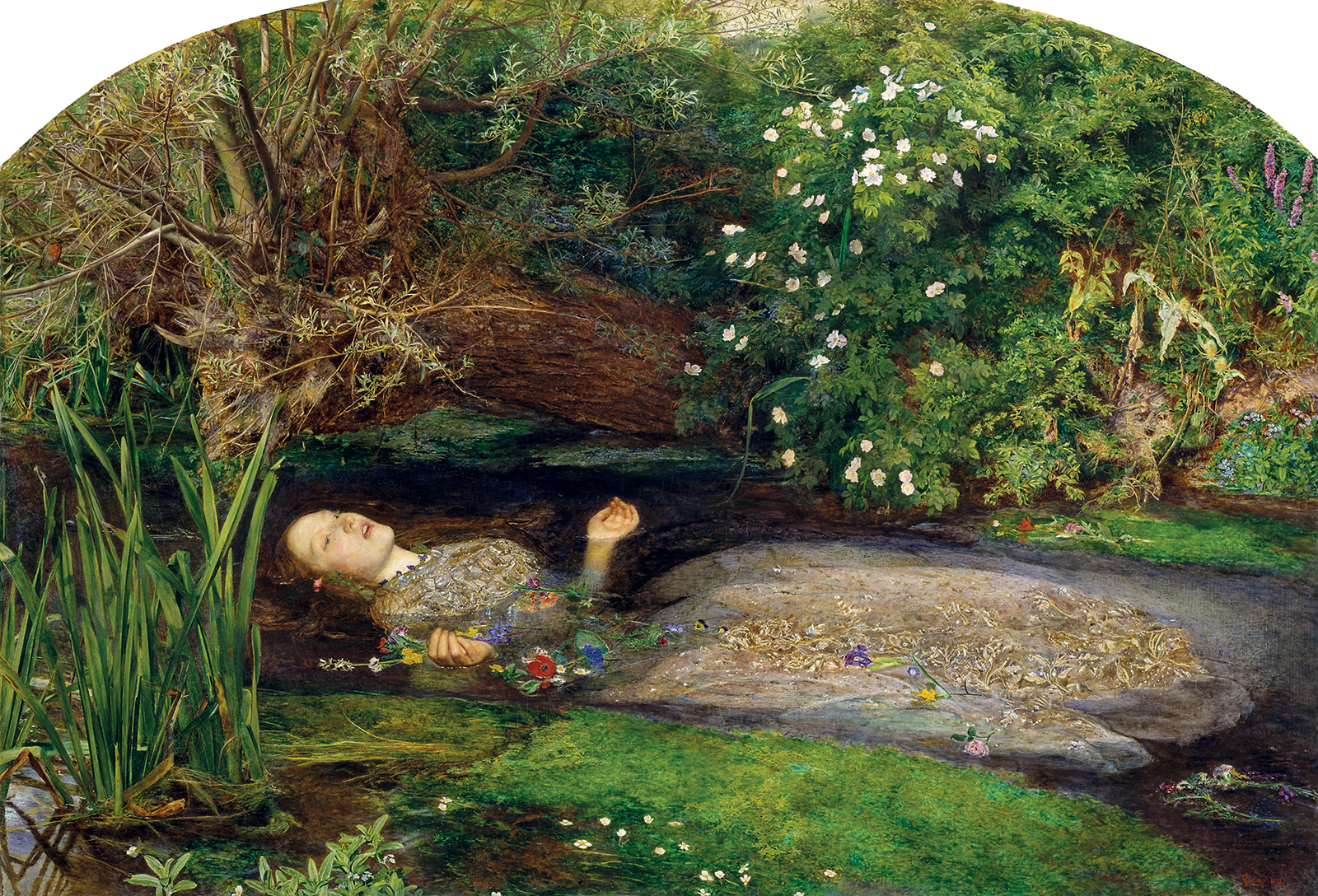 John Everett Millais, *Ophelia*, *ca*. 1851-1852. Tate Britain